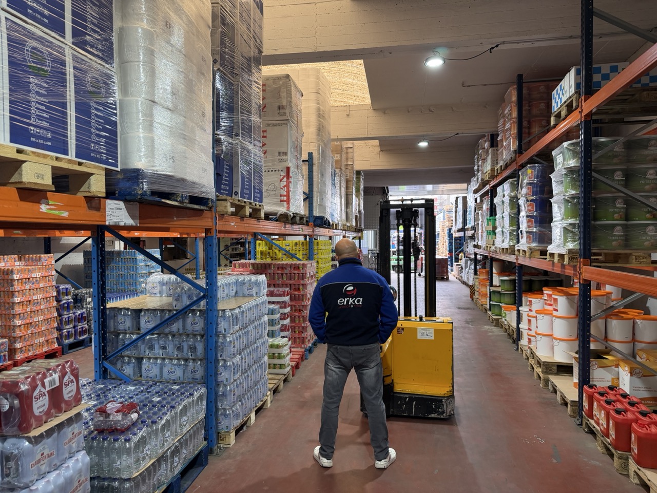 Rayons du Cash & Carry Erka Horeca, grossiste horeca à Bruxelles